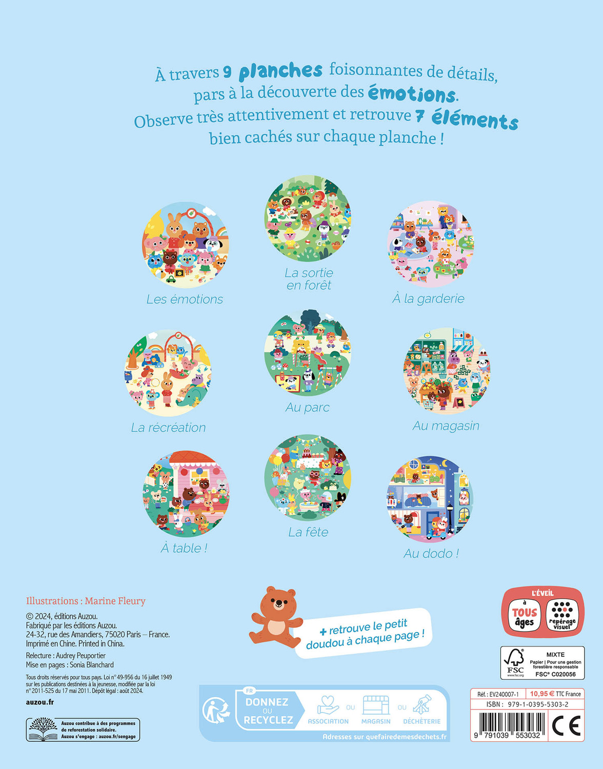 LES EMOTIONS - CHERCHE ET TROUVE DES TOUT-PETITS 