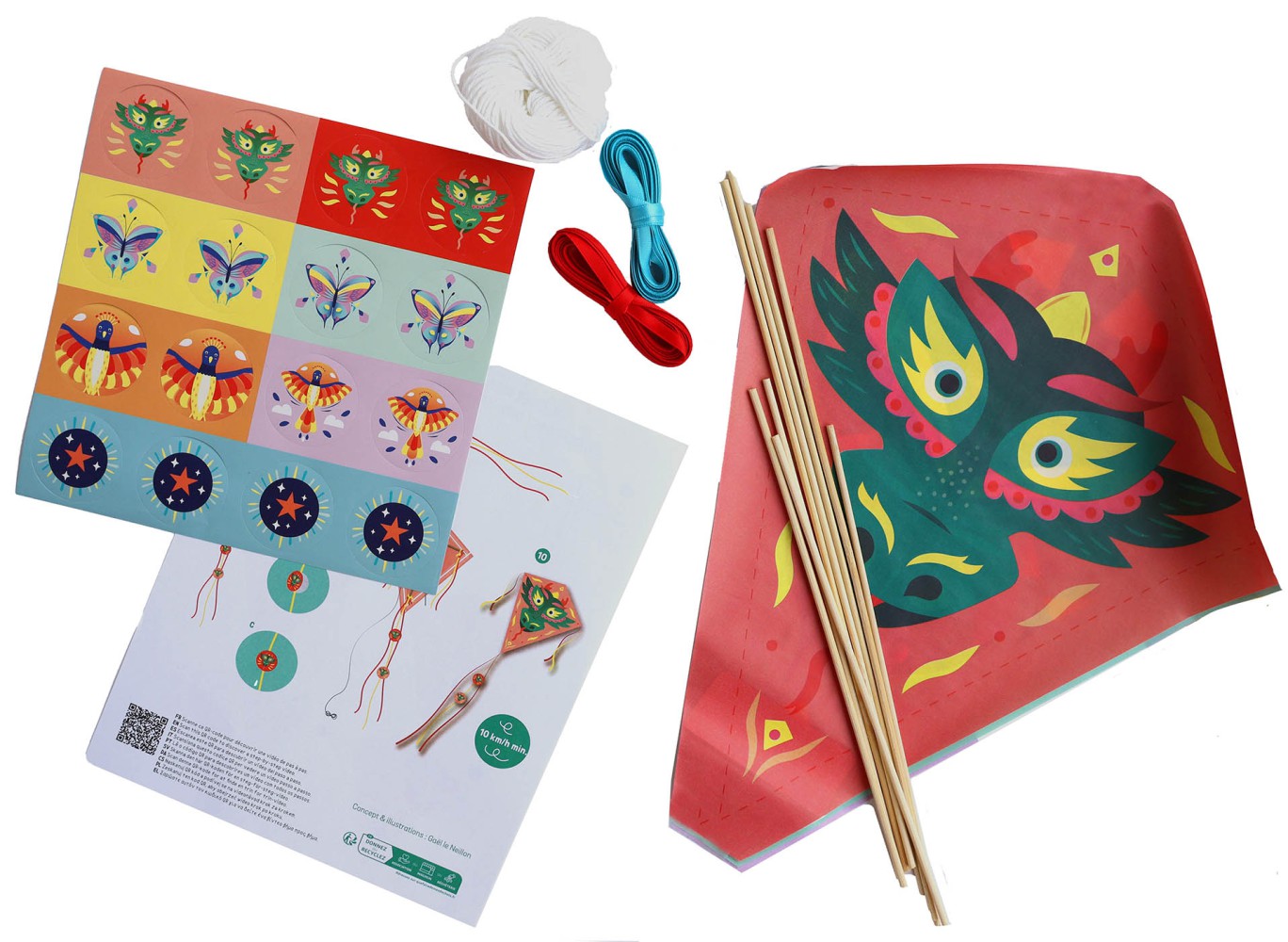 Je crée mes cerfs-volants