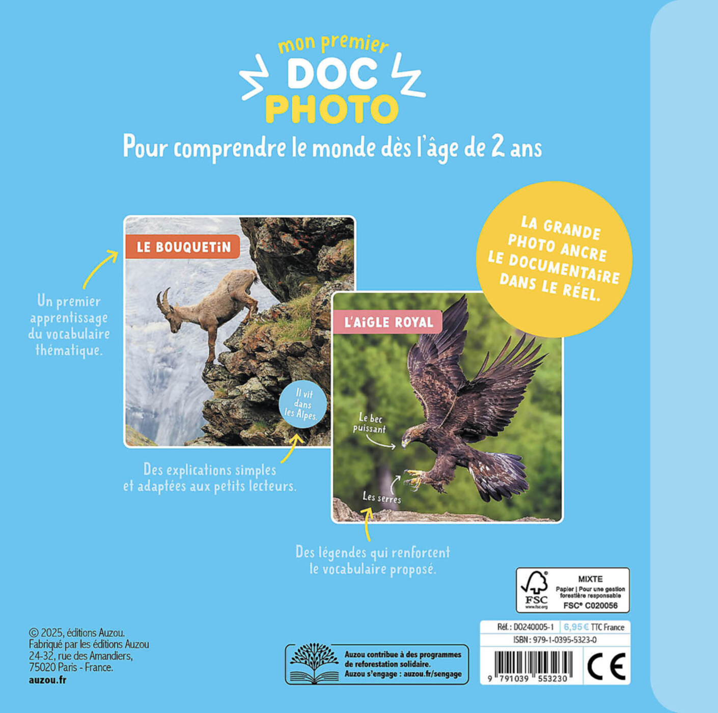 LES ANIMAUX DES MONTAGNES  - MON PREMIER DOC PHOTO