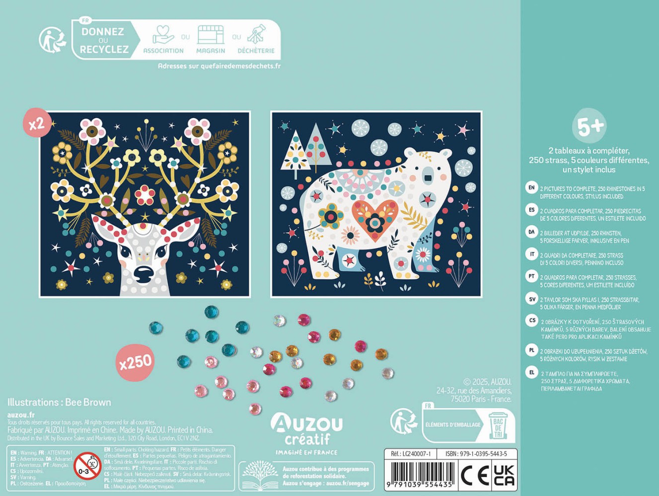 Mes tableaux scintillants en strass