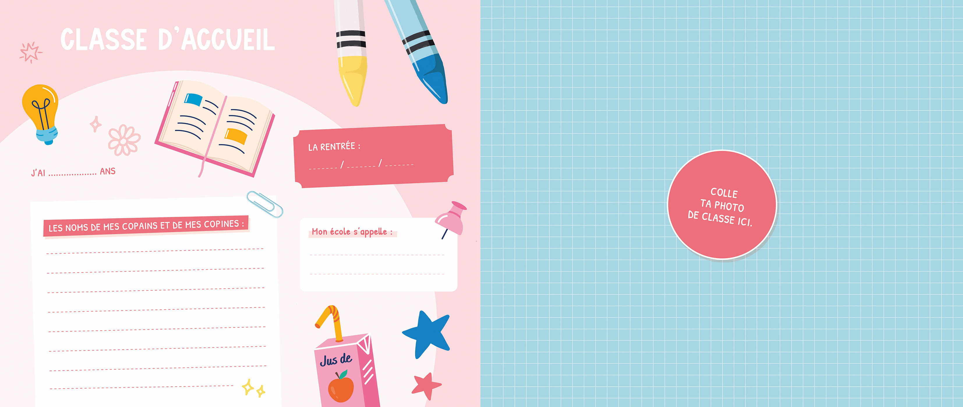 Mes Souvenirs D'école - De La Classe D'accueil À La 6E Primaire Mes Souvenirs D'école - De La Classe D'accueil À La 6E Primaire