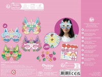 Masques à décorer - Licornes