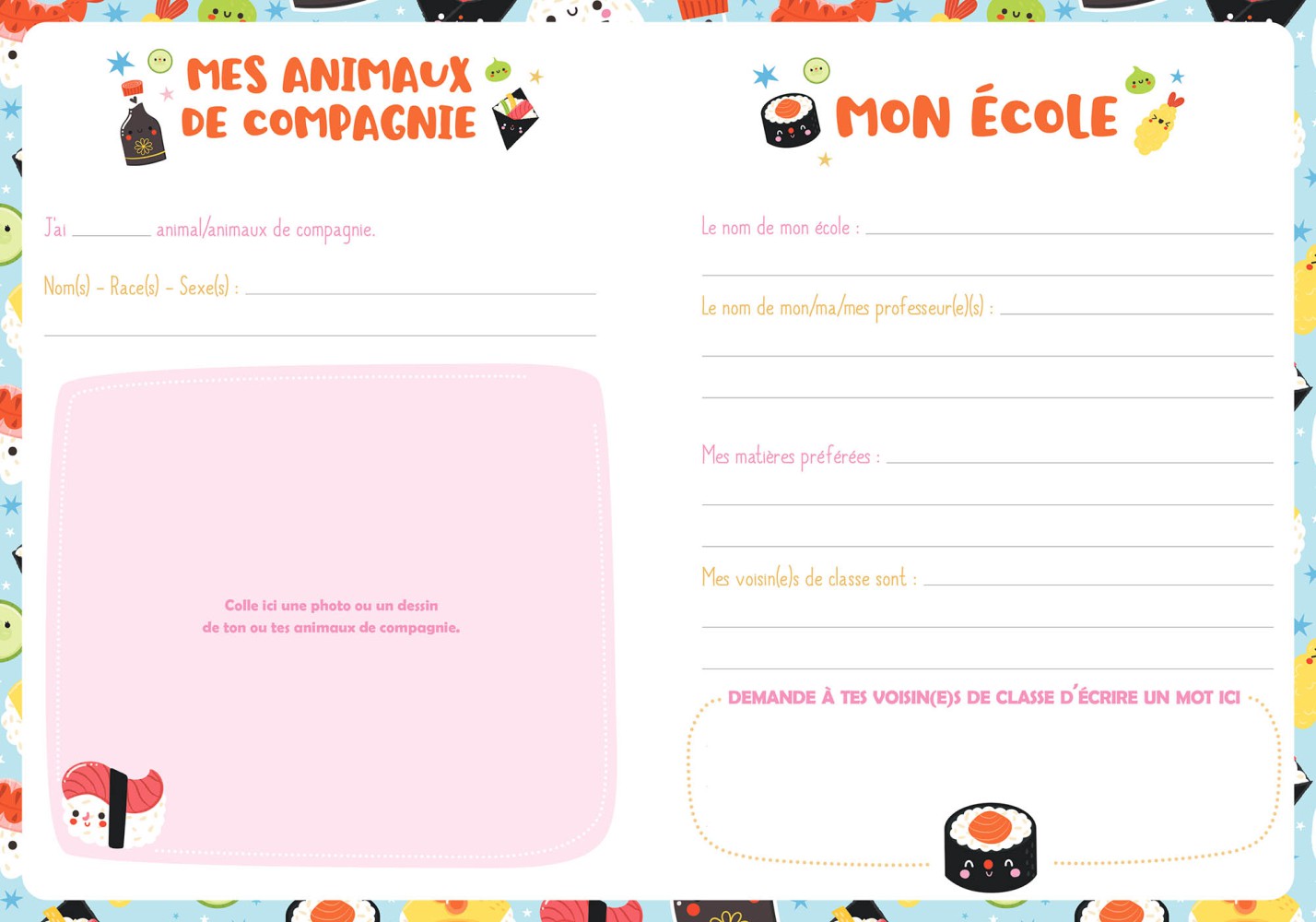 Mon Carnet Secret Bijou Kawaii