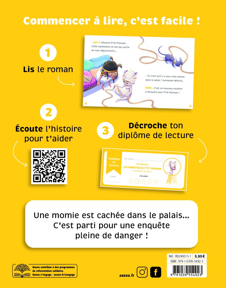 Les Enquêtes De P’tit Pharaon  - Attention Momie !