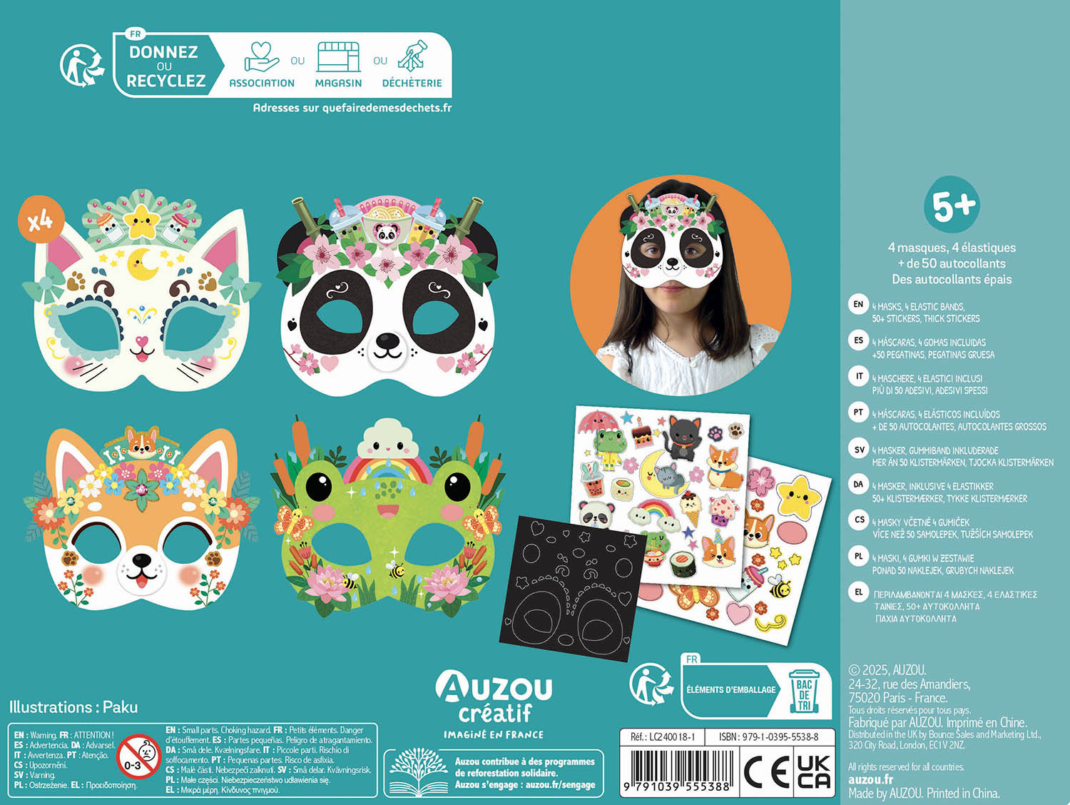 Masques Kawaii
