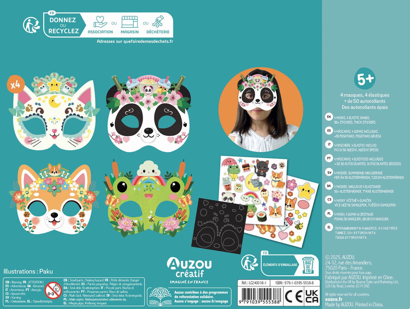 Masques Kawaii