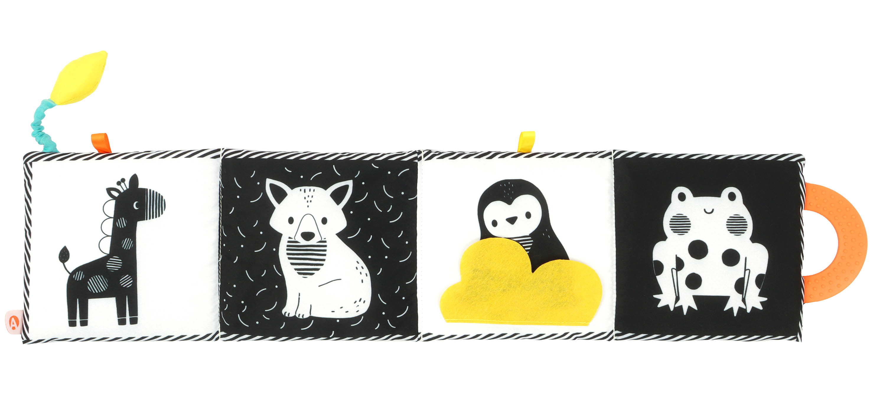 MON TOUT PREMIER LIVRE TISSU - EN NOIR ET BLANC !