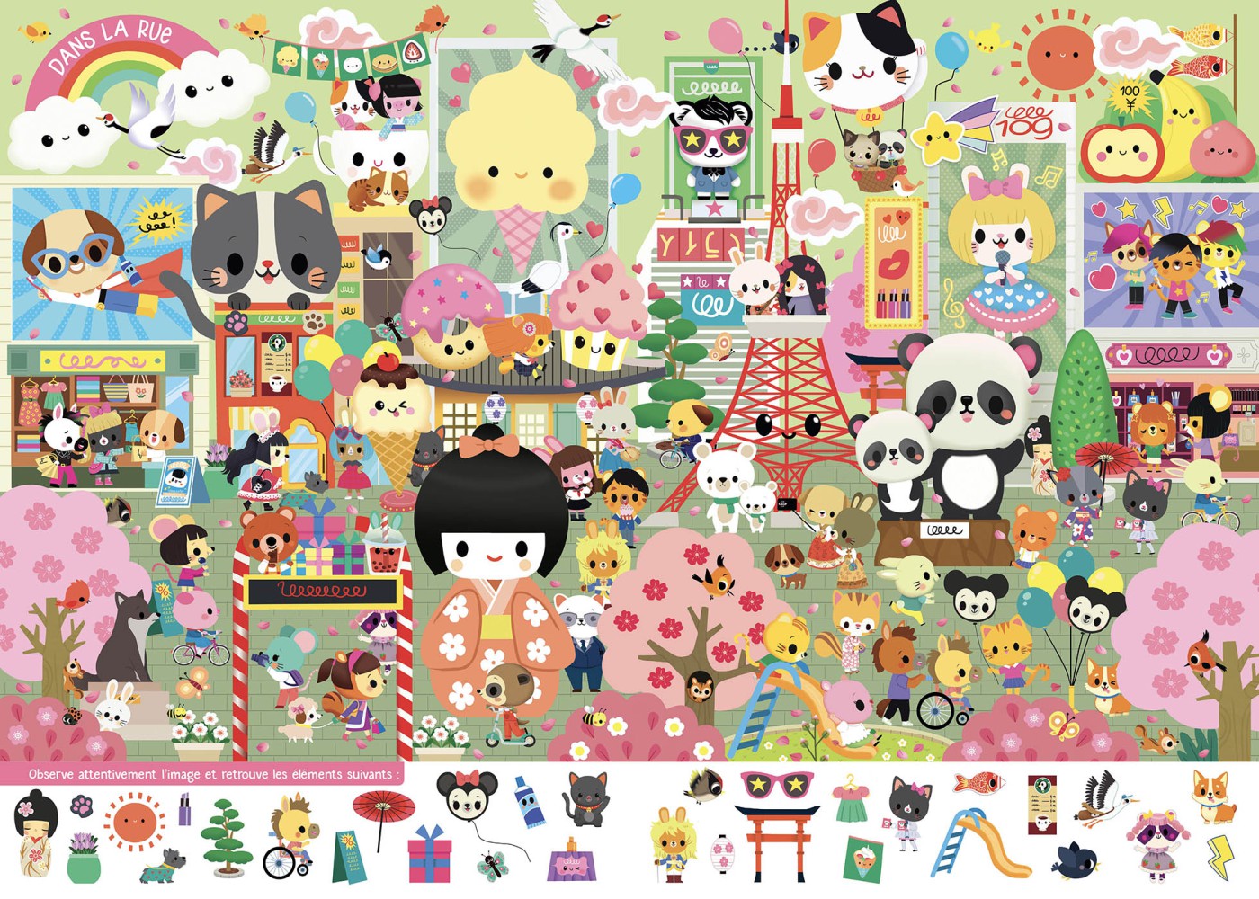 CHERCHE ET TROUVE - KAWAII