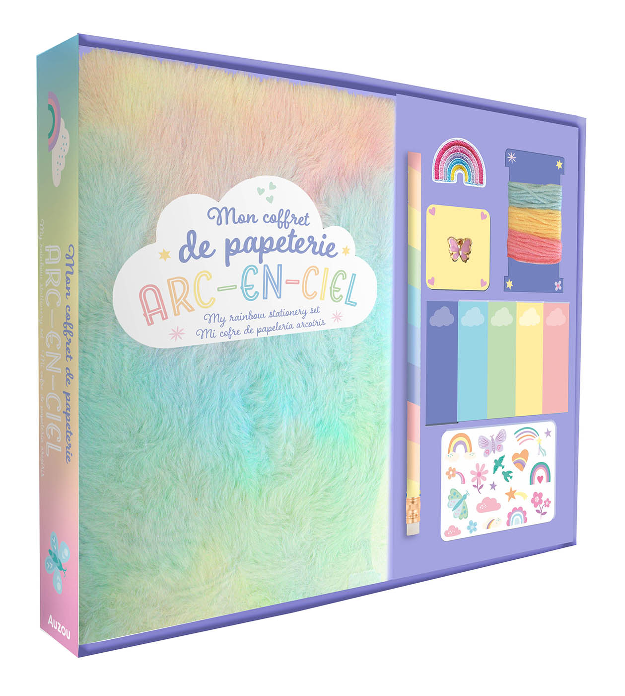Ma Papeterie Créative - Mon Coffret Papeterie Arc-En-Ciel