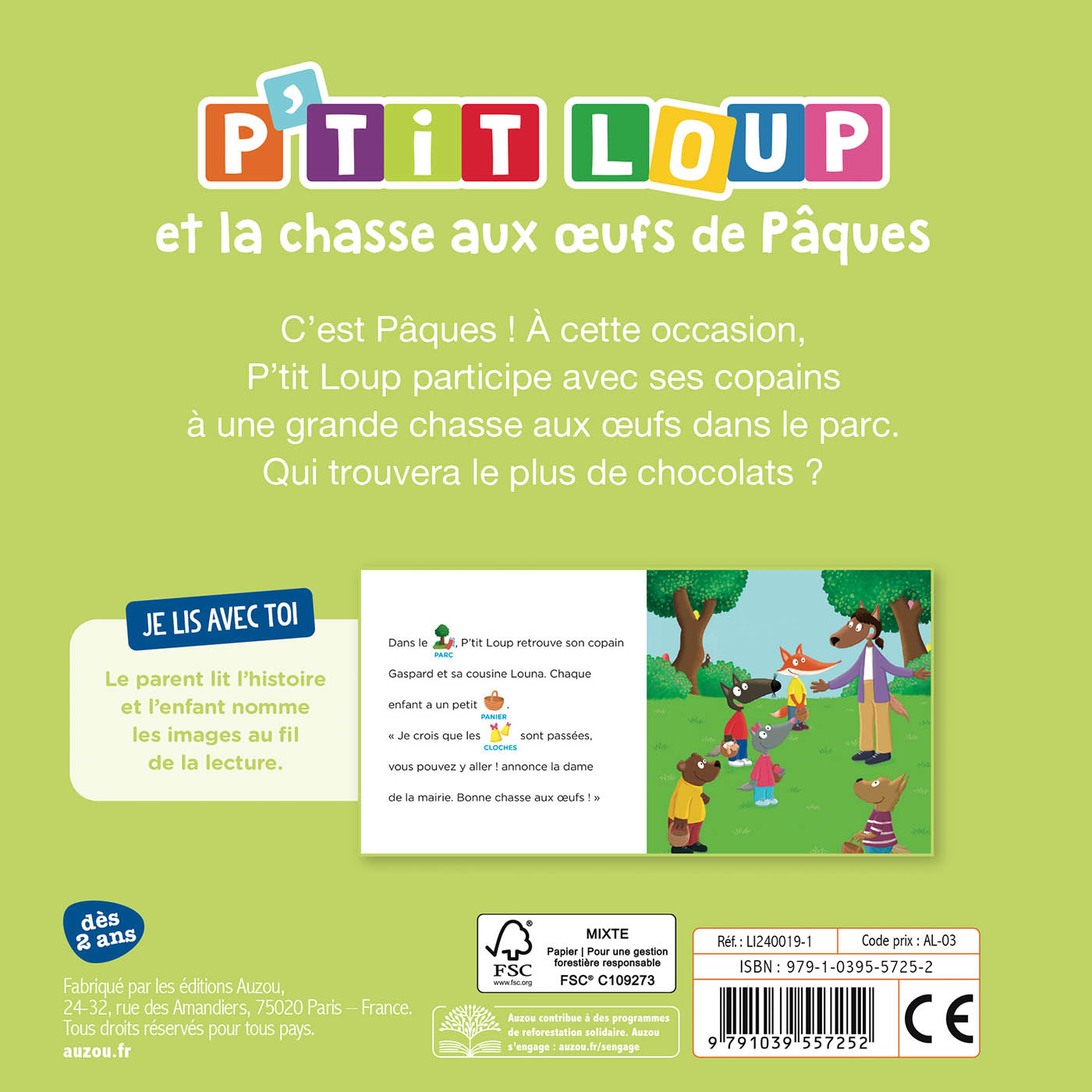 P'tit Loup Et La Chasse Aux Œufs De Pâques