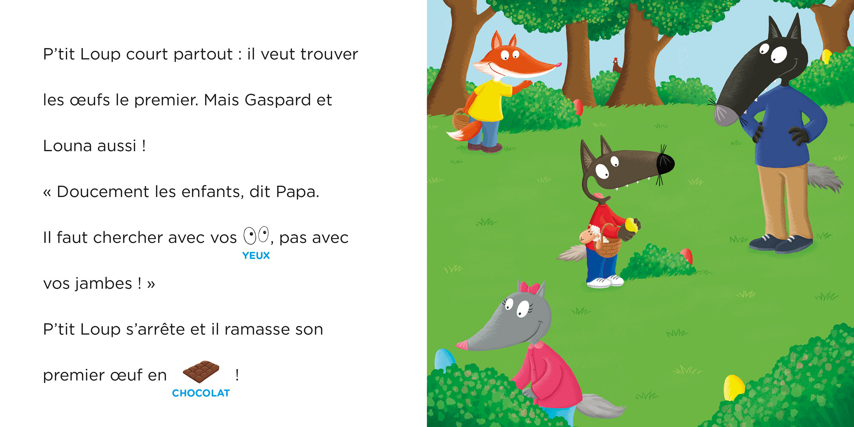 P'tit Loup Et La Chasse Aux Œufs De Pâques