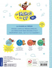 LES HEROS DU CP EN BD - SUPER DEBUTANT - LA CHASSE AU TRESOR