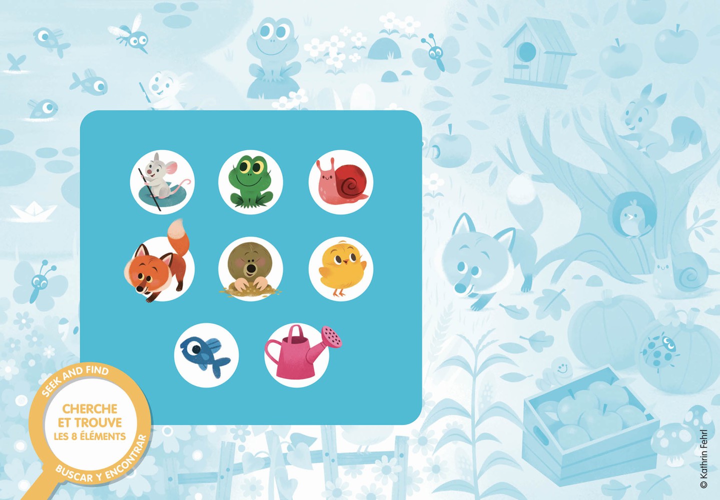 PUZZLE CHERCHE ET TROUVE DES TOUT-PETITS - LES COULEURS