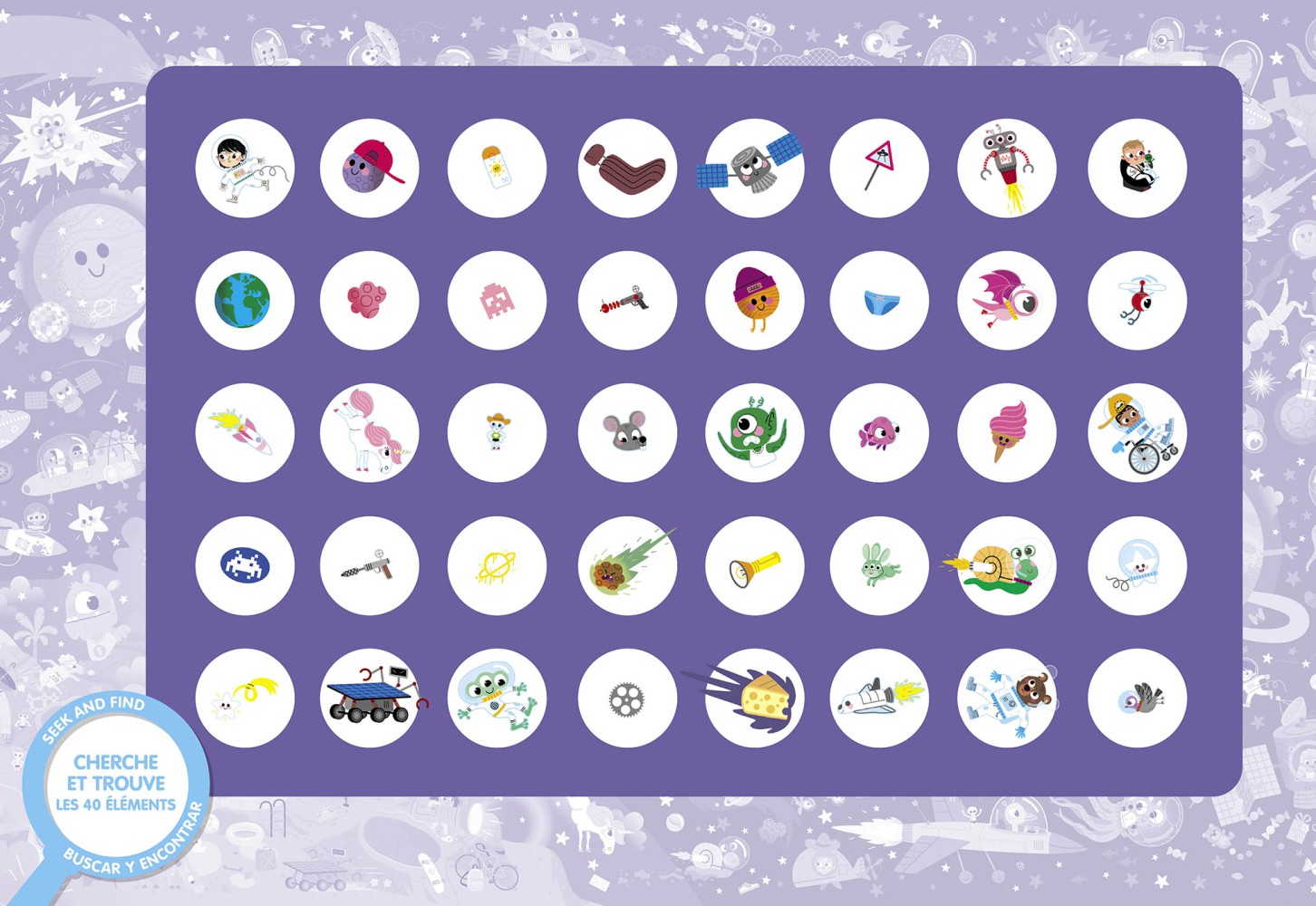 Puzzle Cherche Et Trouve - Dans L’espace