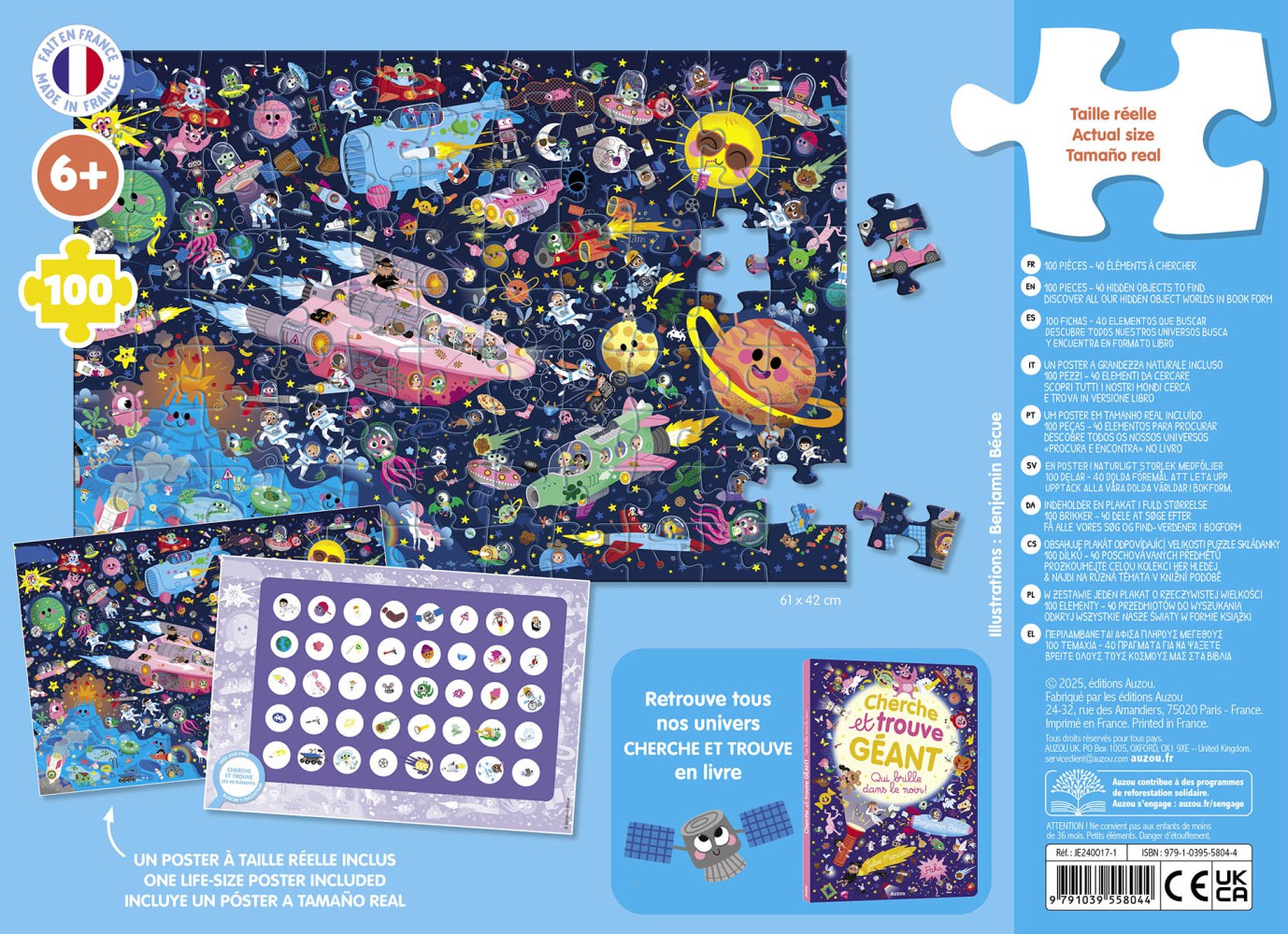 PUZZLE CHERCHE ET TROUVE - DANS L?ESPACE