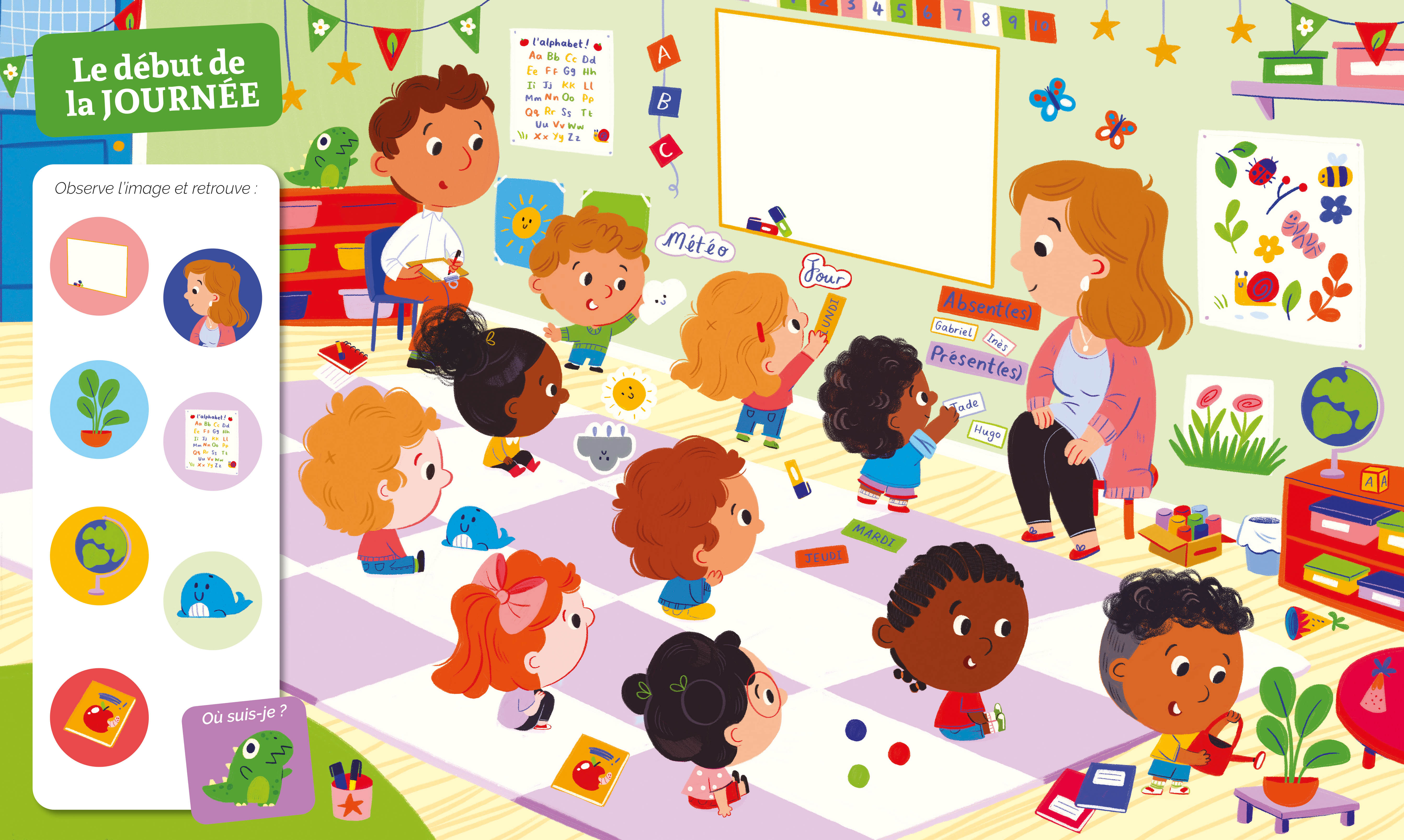 A LA MATERNELLE - CHERCHE ET TROUVE DES TOUT-PETITS