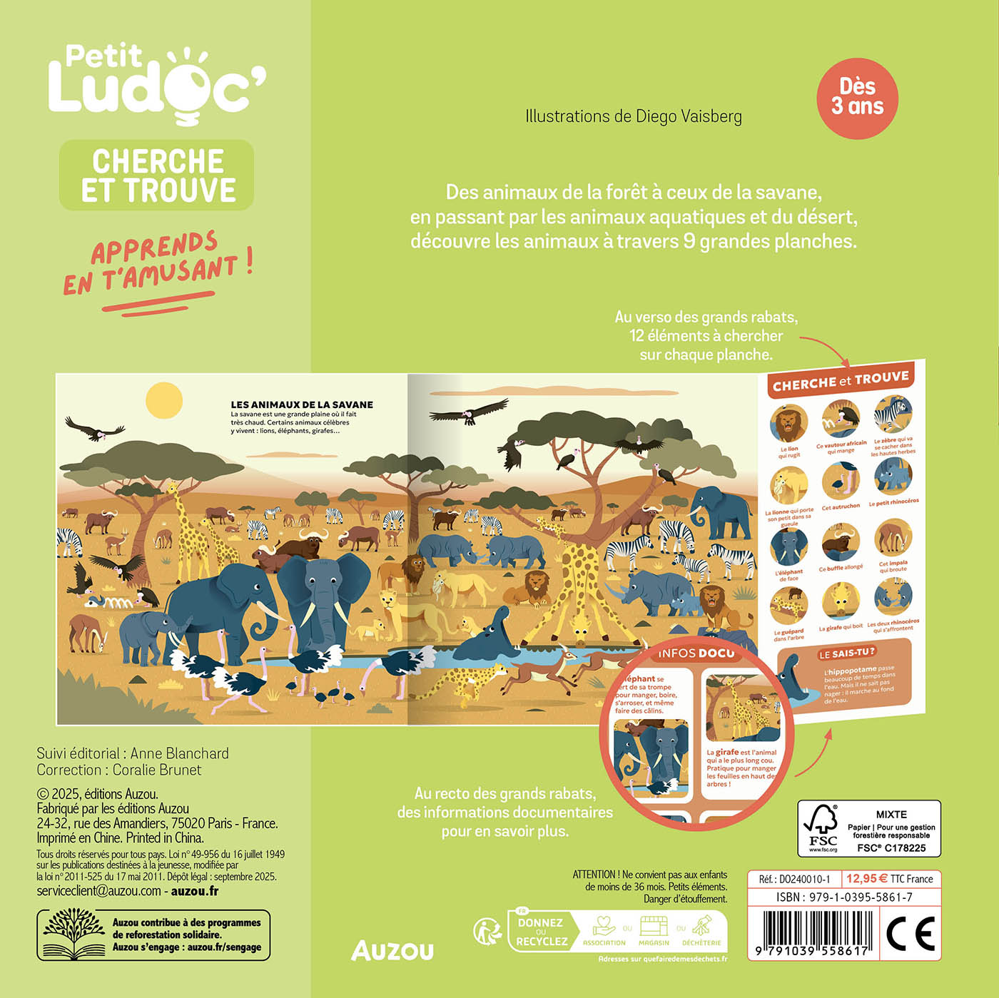 LES ANIMAUX - PETIT LUDOC CHERCHE ET TROUVE