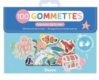 Ma pochette de 100 gommettes  - Animaux de la mer