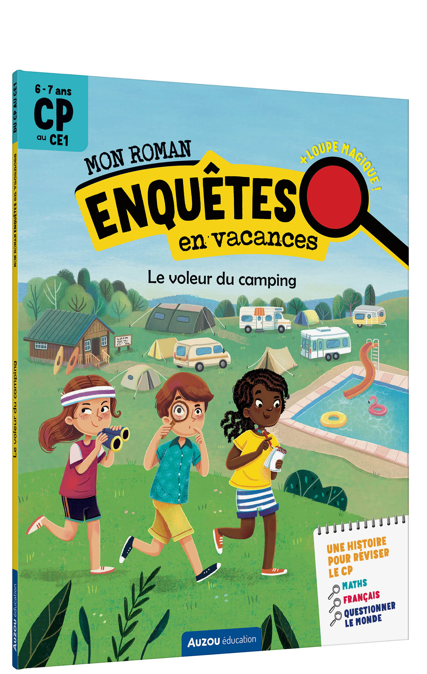 MON ROMAN - ENQUETES CP - LE VOLEUR DU CAMPING