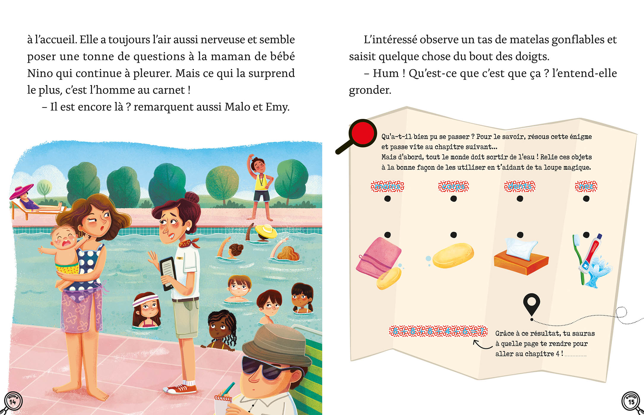 MON ROMAN - ENQUETES CP - LE VOLEUR DU CAMPING