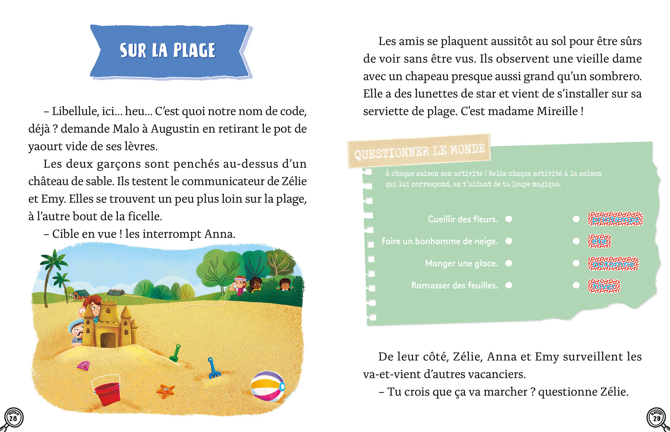 MON ROMAN - ENQUETES CP - LE VOLEUR DU CAMPING