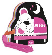 Mon premier livre poussette en noir et blanc  - au dodo