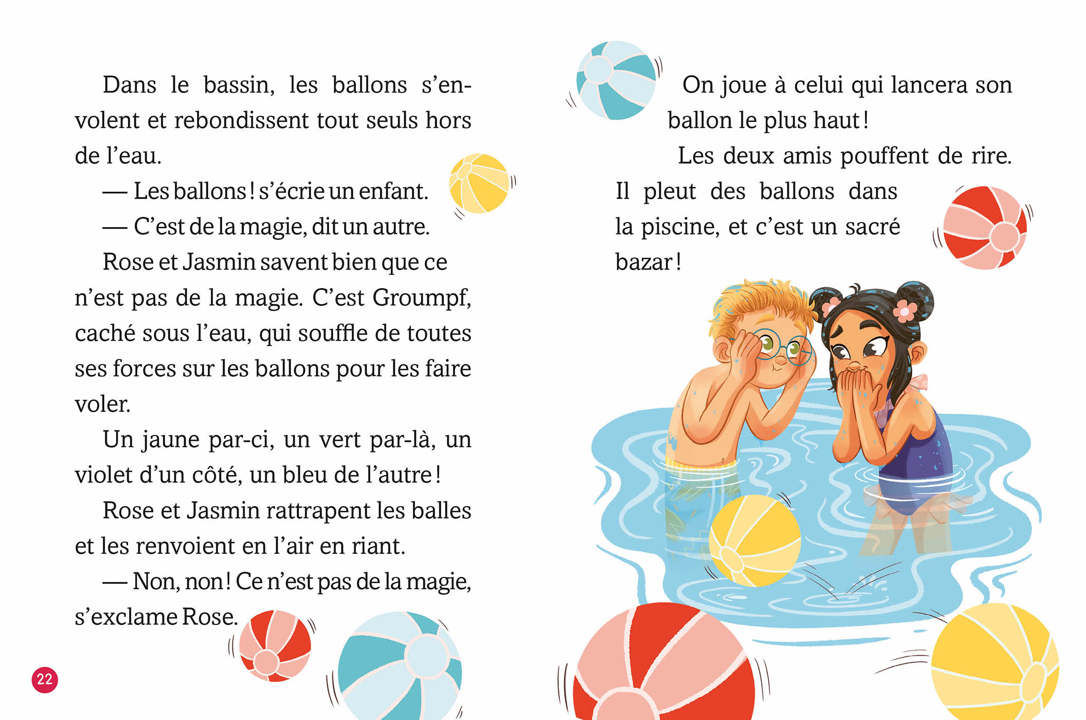 UN DRAGON A LA PISCINE