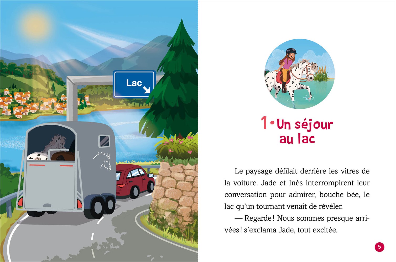 VACANCES AU LAC - T7 JADE ET LES CHEVAUX