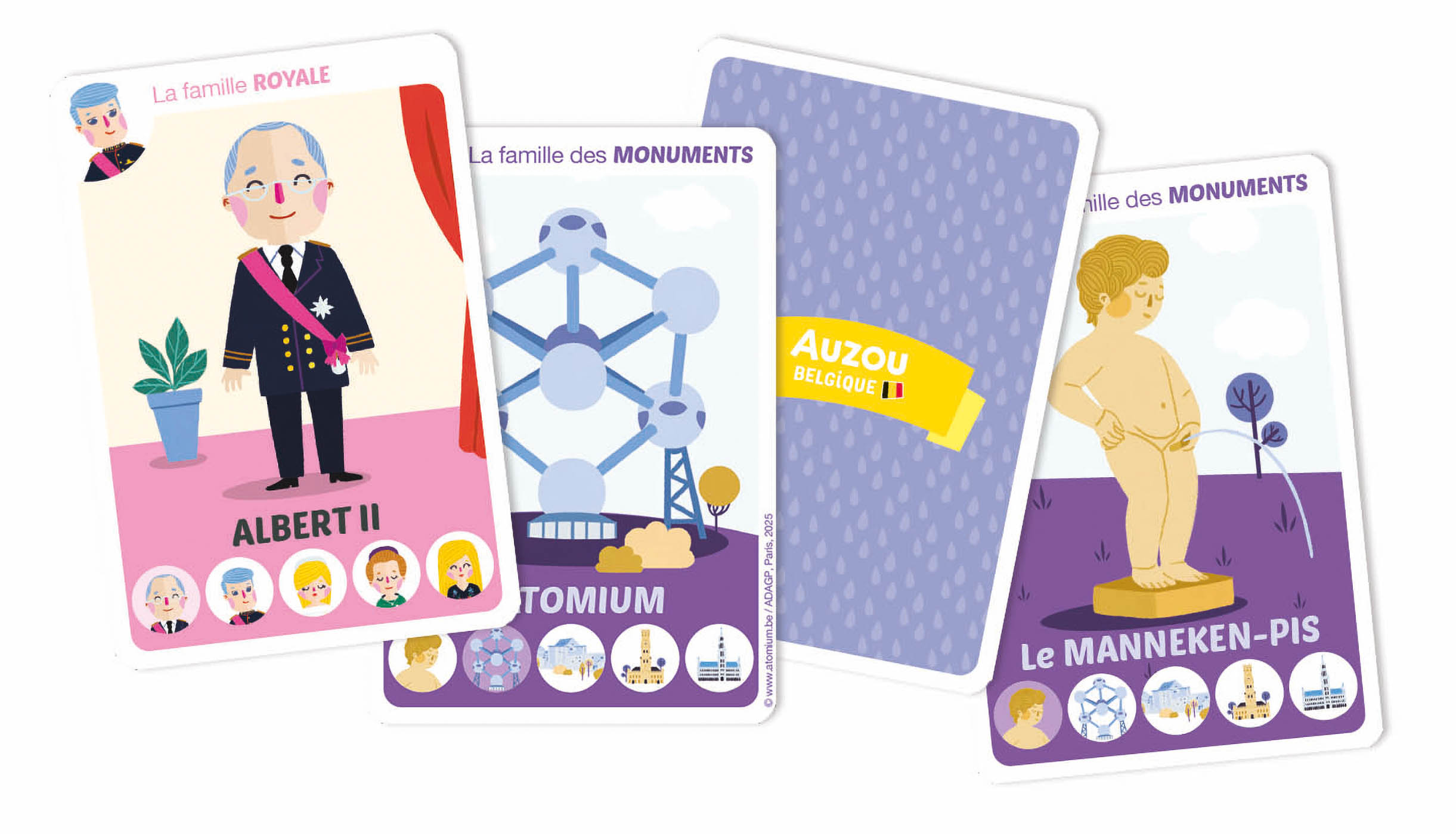 Jeu De Cartes - Mon Jeu De 7 Familles - Spécial Belgique Jeu De Cartes - Mon Jeu De 7 Familles - Spécial Belgique
