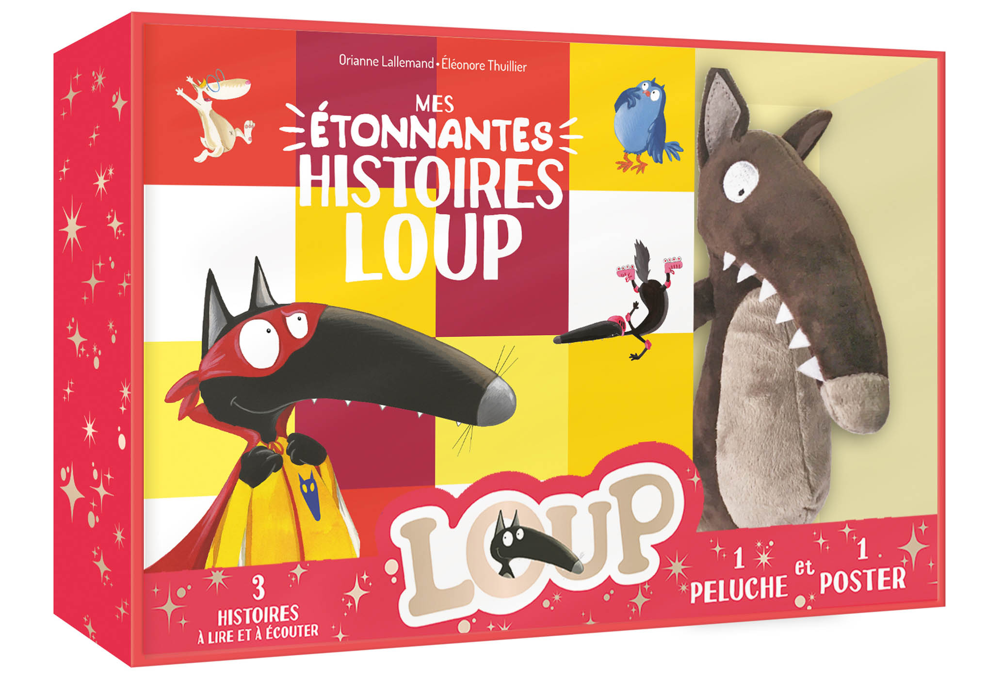 Coffret Peluche - Mes Etonnantes Histoires Loup