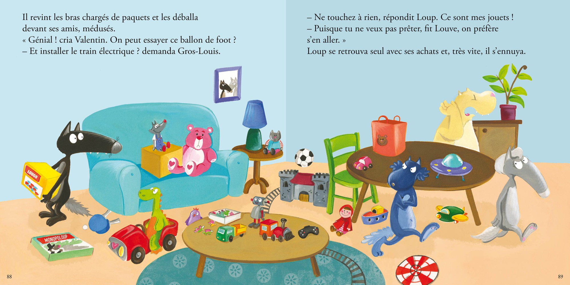 Coffret Peluche - Mes Étonnantes Histoires Loup Coffret Peluche - Mes Étonnantes Histoires Loup