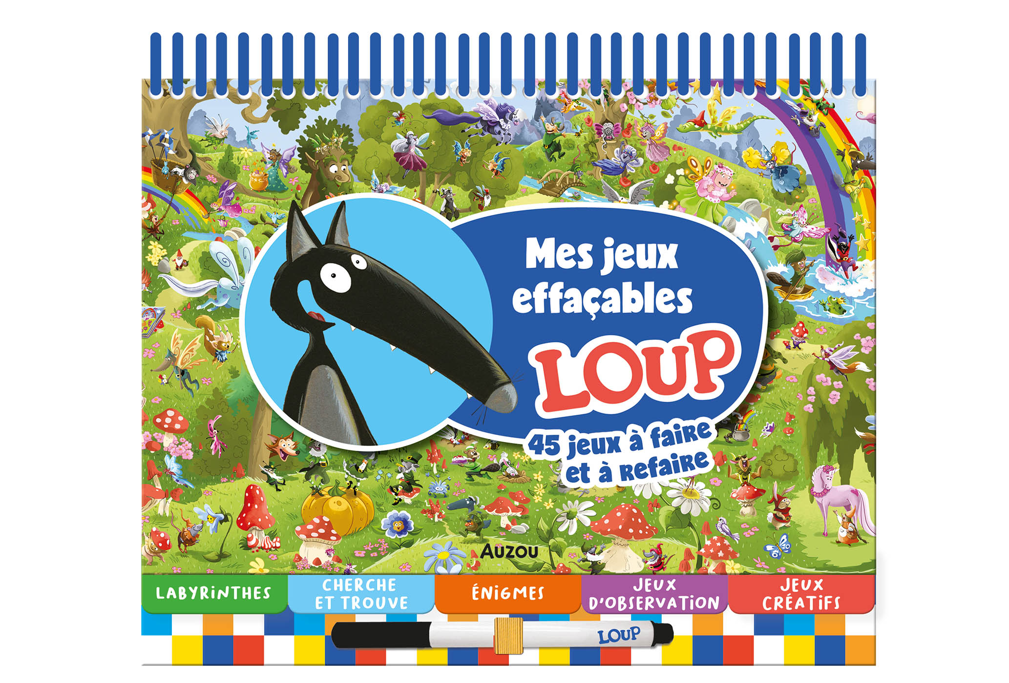 Mes jeux effaçables Loup NE