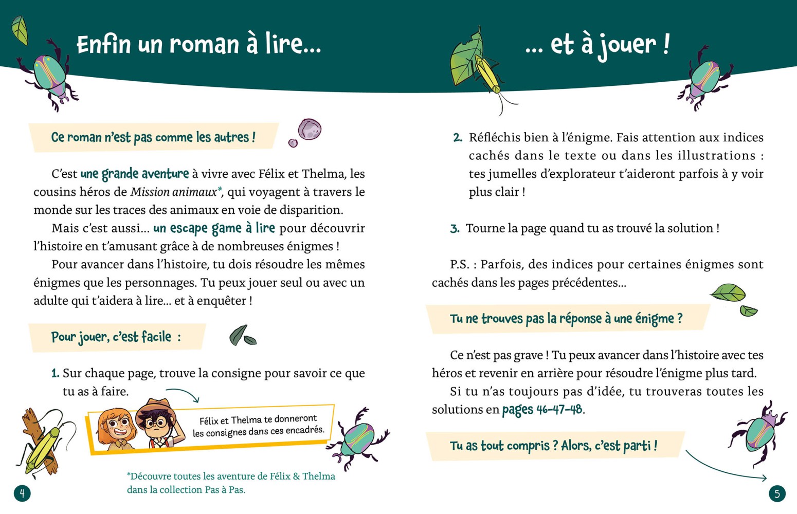 Mon Roman Enigme - Mission Animaux - Aventures Dans La Savane Mon Roman Enigme - Mission Animaux - Aventures Dans La Savane