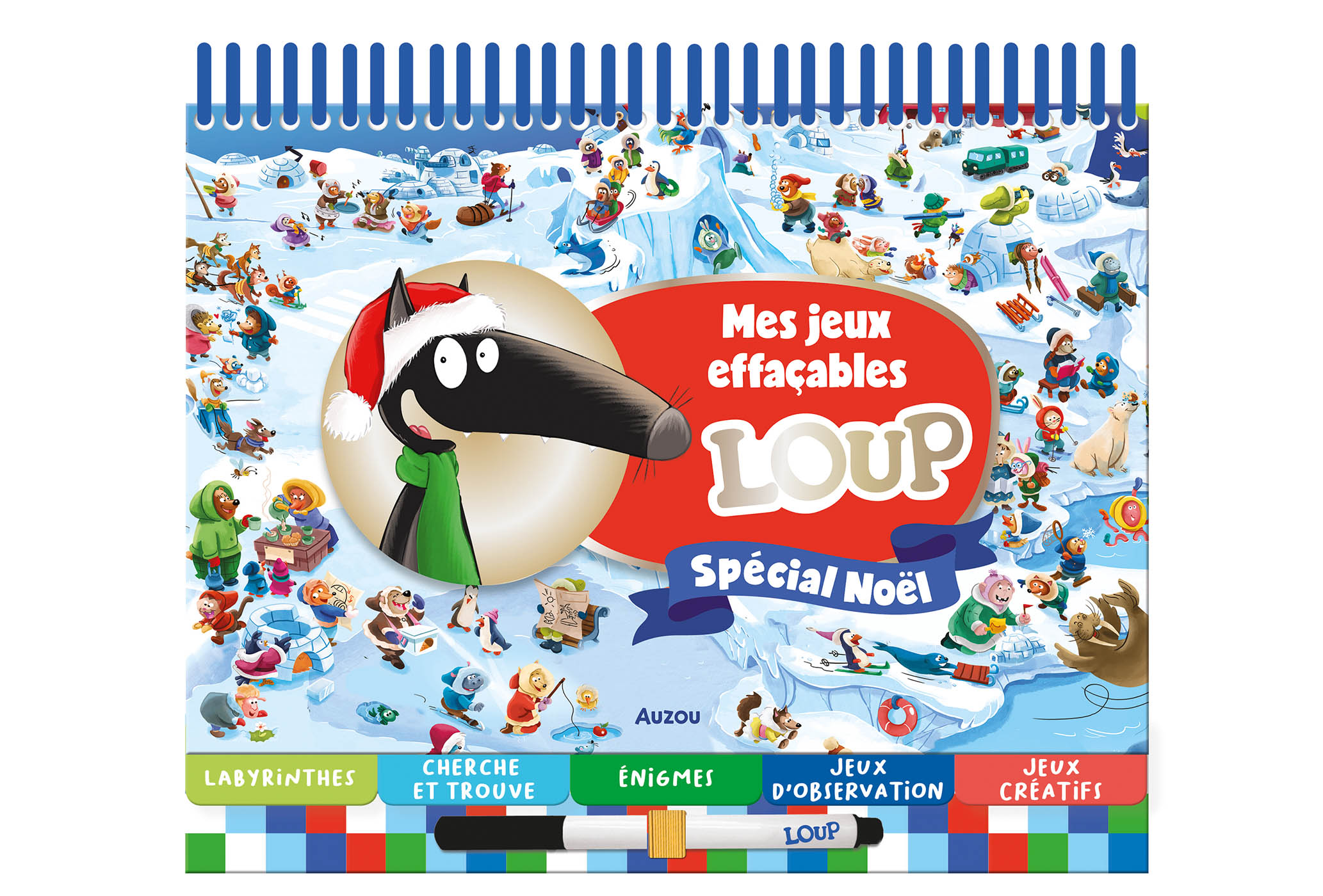 MES JEUX EFFACABLES LOUP - SPECIAL NOEL MES JEUX EFFACABLES LOUP - SPECIAL NOEL
