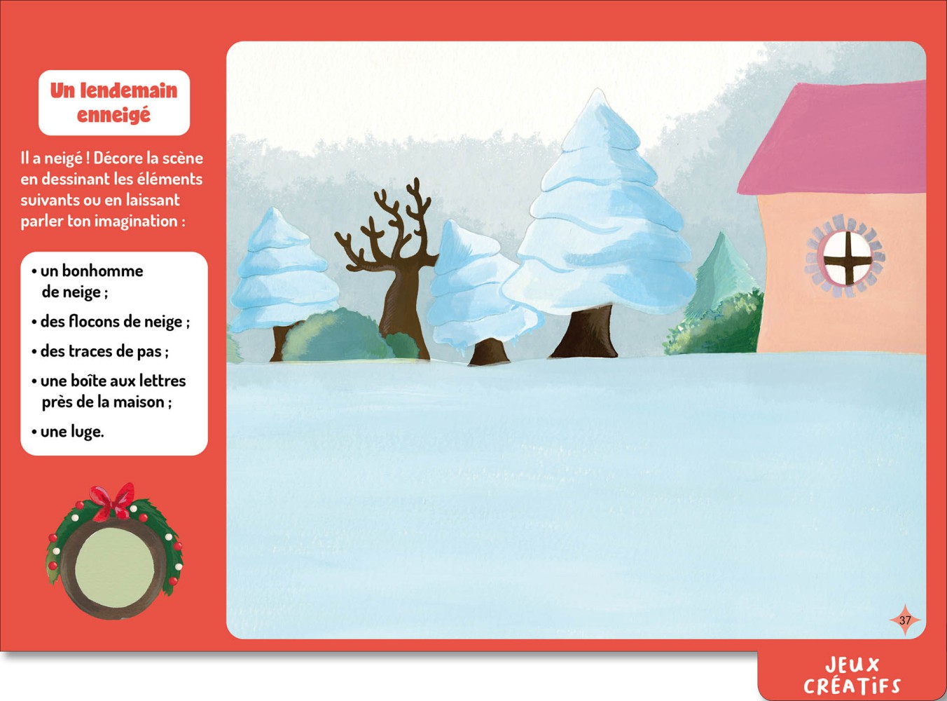 Mes Jeux Effaçables Loup - Spécial Noël