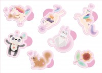 POCHETTE DE GOMMETTES - LICORNES PHOSPHO