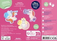 POCHETTE DE GOMMETTES - LICORNES PHOSPHO