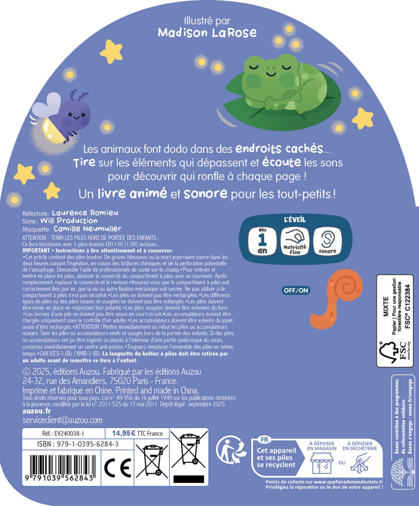 Mon Coucou Sonore - Qui Fait Dodo Ici ?