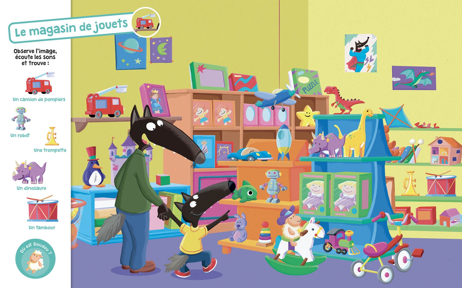 20 Touches - P'tit Loup - Mon Cherche Et Trouve Sonore 20 Touches - P'tit Loup - Mon Cherche Et Trouve Sonore