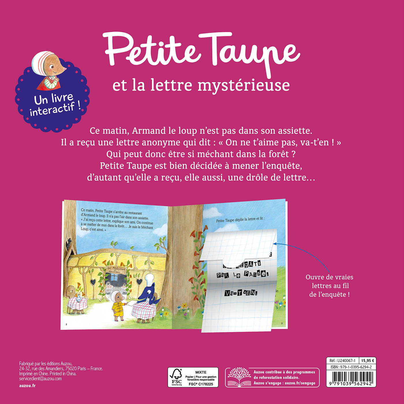 PETITE TAUPE ET LA LETTRE MYSTERIEUSE PETITE TAUPE ET LA LETTRE MYSTERIEUSE