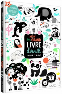 Mon très grand livre d'éveil en noir et blanc