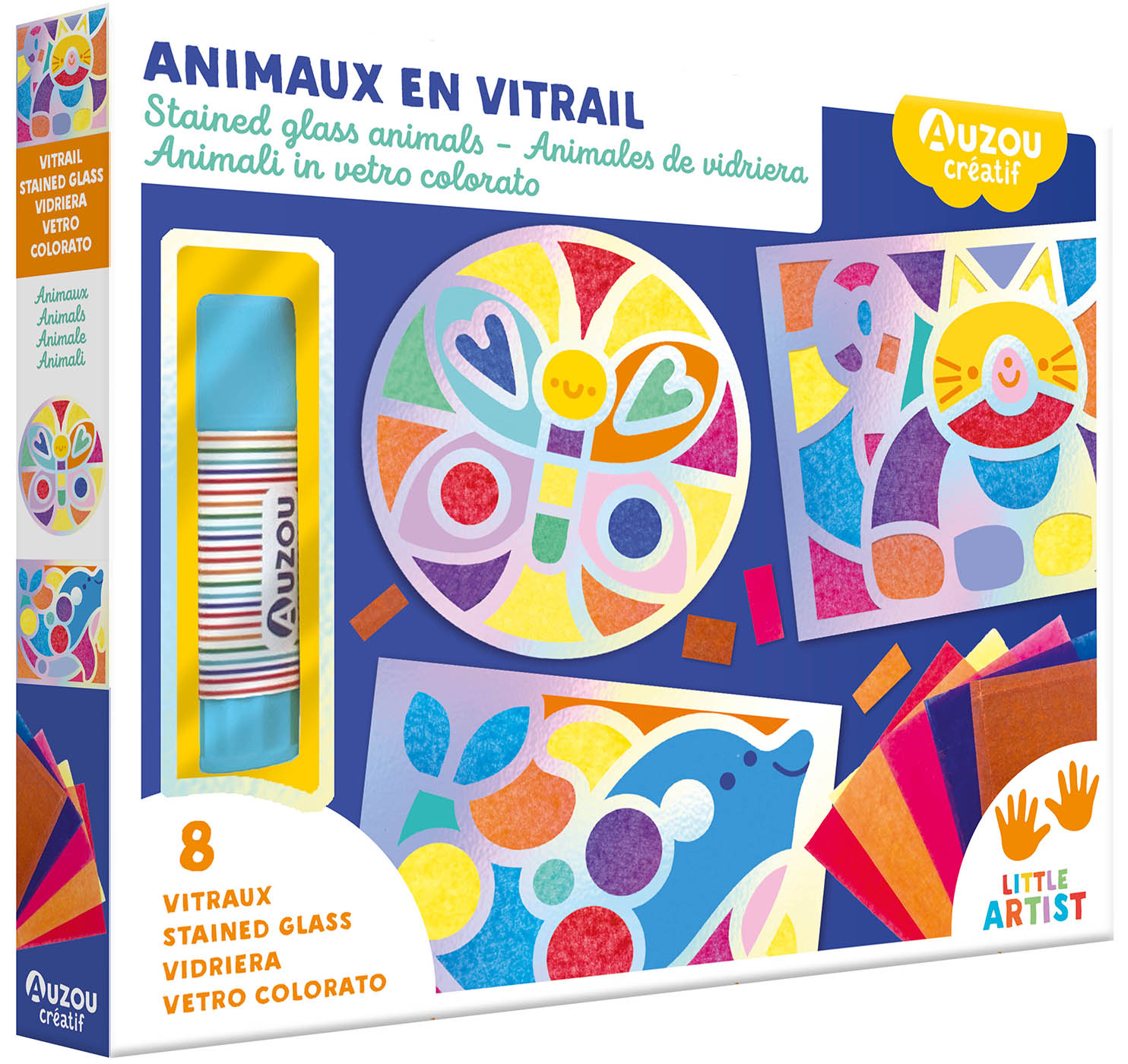 Mon Coffret D'artiste - Animaux En Vitrail Mon Coffret D'artiste - Animaux En Vitrail
