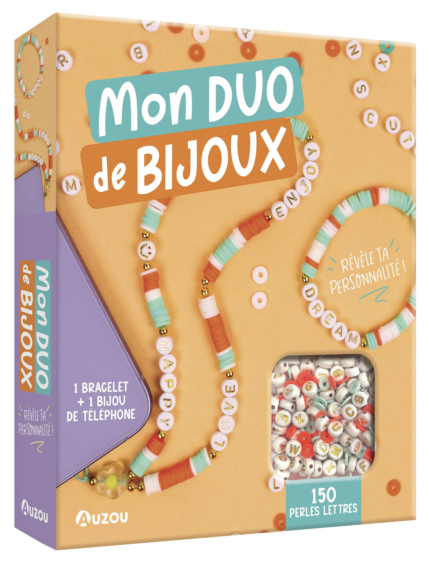 Mon Duo De Bijoux - 1 Bracelet + 1 Bijou De Téléphone
