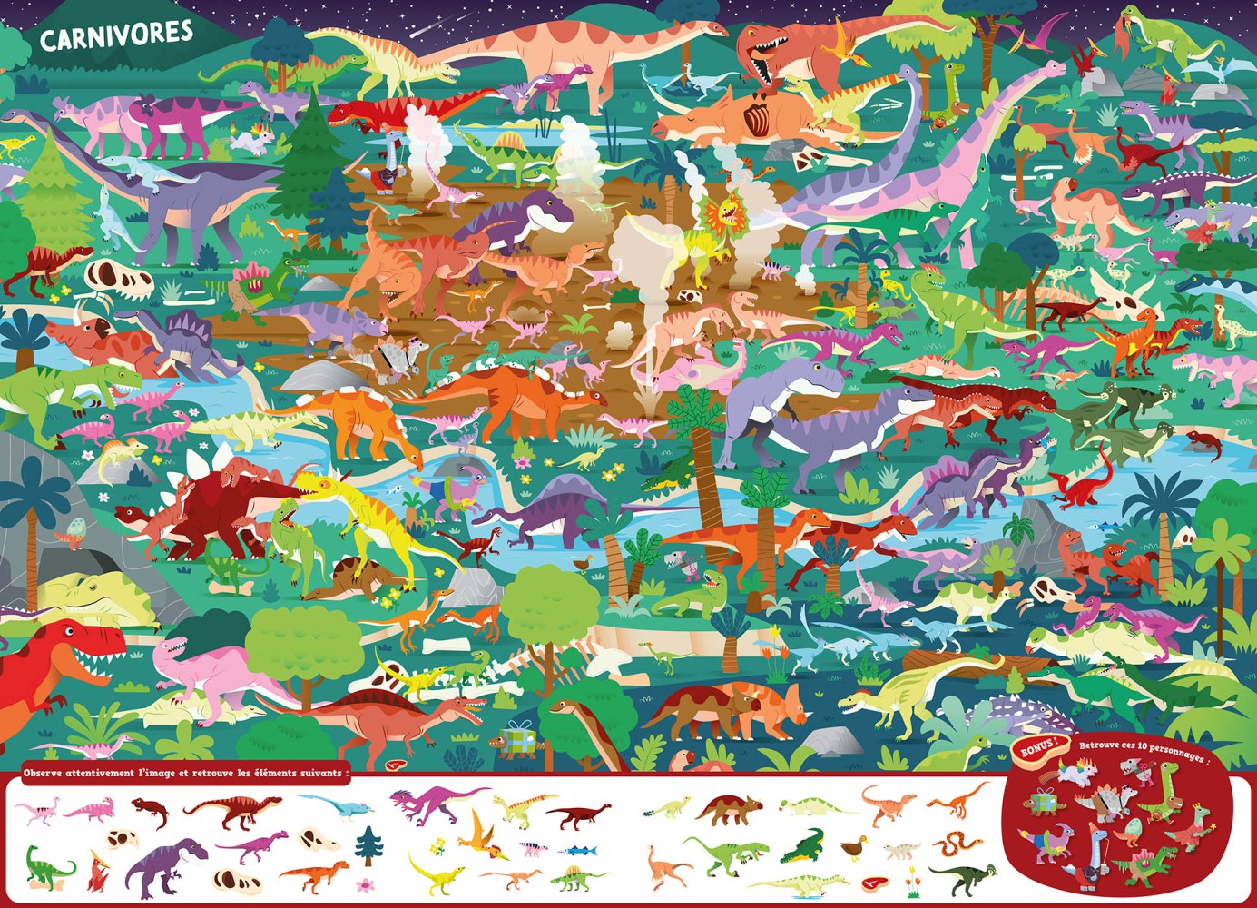 Cherche Et Trouve Géant - L'ère Des Dinosaures Cherche Et Trouve Géant - L'ère Des Dinosaures