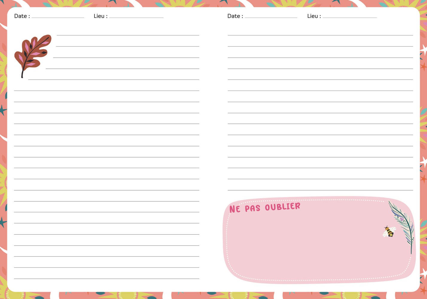 Mon Carnet Secret - Forêt Enchantée