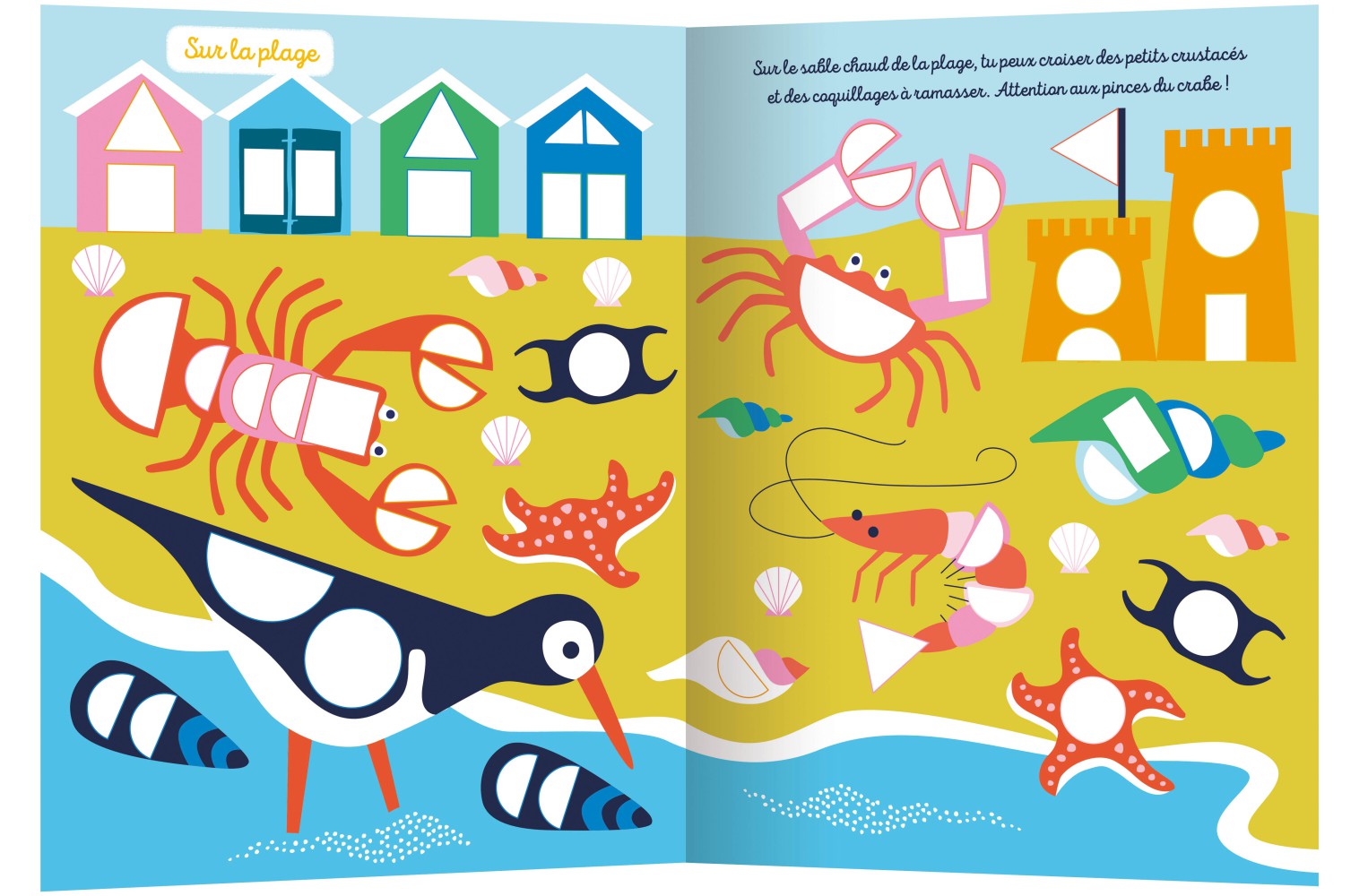 1000 PREMIERES GOMMETTES FORMES : OCEAN