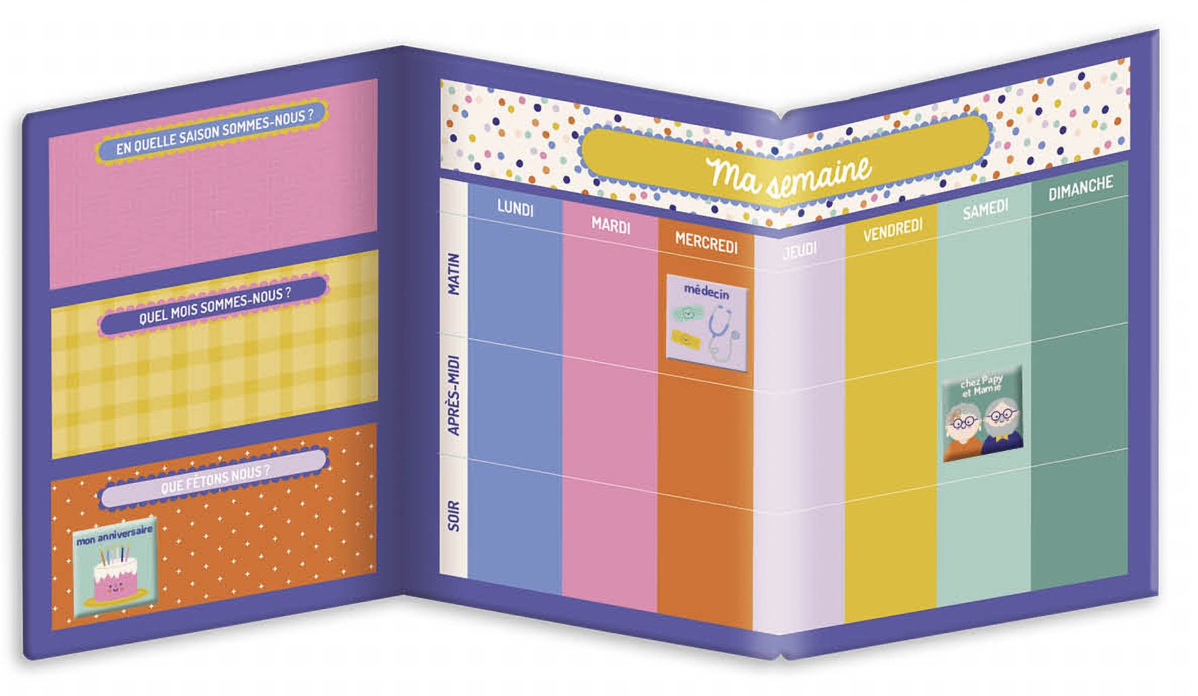 CALENDRIER DE LA SEMAINE