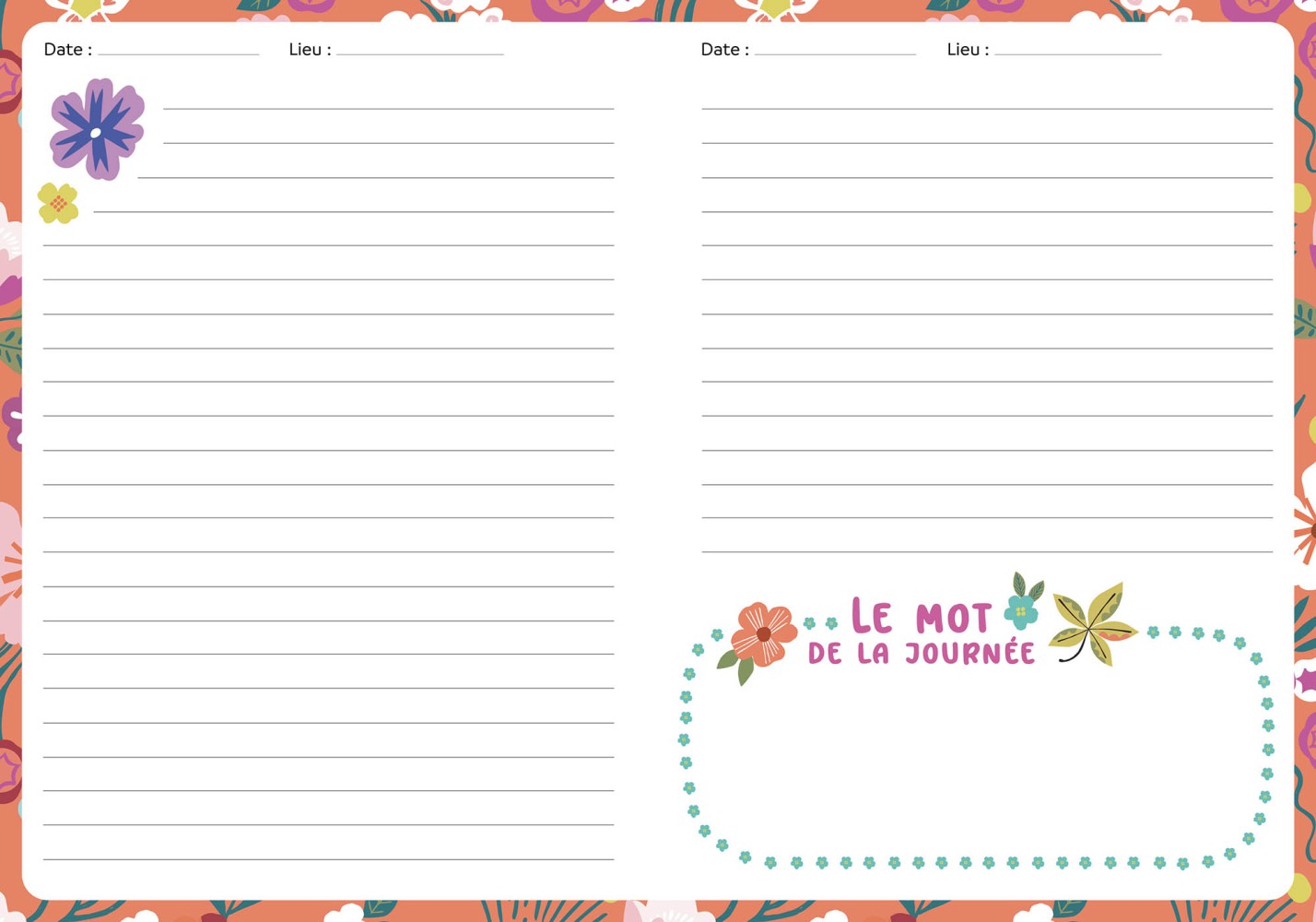 Mon Carnet Secret - Jardin Féérique