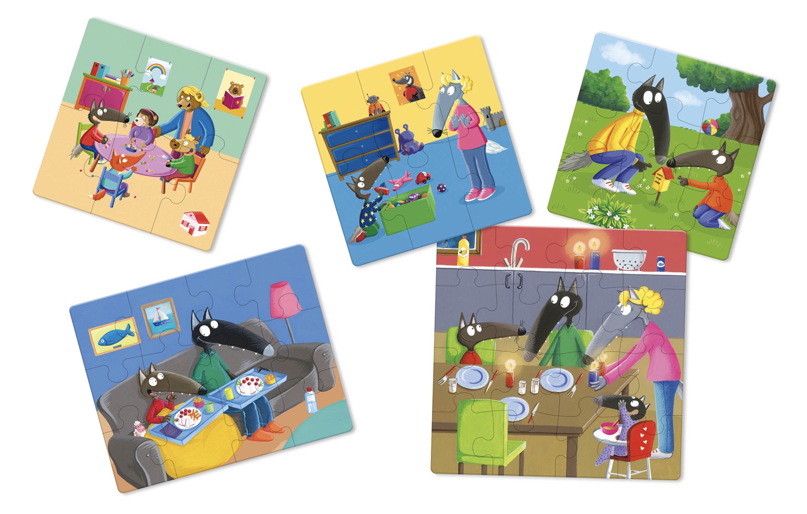 Mes 5 Puzzles Evolutifs P'tit Loup