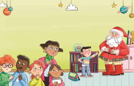 Mon Premier Roman De L'avent - Le Père Noël A L'école